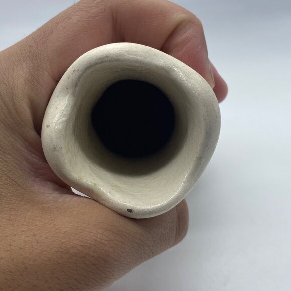 Vtg UTE Mountain Tribe Native American Pottery Vase 4.75” Signed Handcrafted - Picture 2 of 6